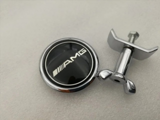 Emblema capot 45MM MERCEDES AMG NEGRO ref 10 m_07