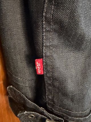 Cazadora vaquera negra/azul