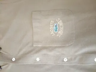 Camisa Lacoste Marrón Talla 6