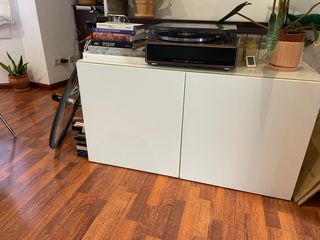 Aparador Blanco Multifunción Ikea / mueble vinilos