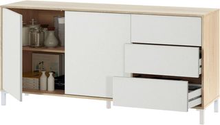 MODERNO APARADOR FORES 2 PUERTAS 3 CAJONES