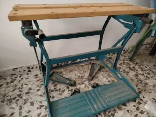 Mesa de carpintería plegable