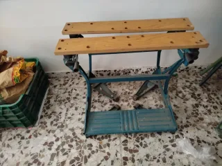 Mesa de carpintería plegable