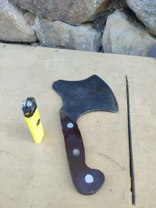 Cuchillo antiguo cachas baquelita