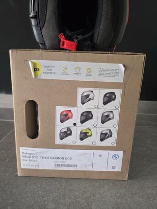 Casco BMW modular Sistem evo carbon 7