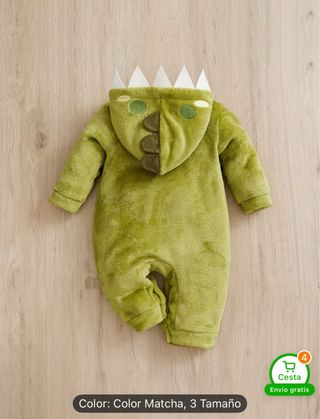 Disfraz Bebé Dinosaurio 0-3 meses