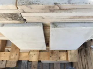 Mármol blanco 30x20 cm losas suelo