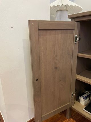 Mesita de noche / auxiliar madera maciza / bedside