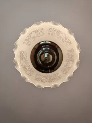 Lámpara de techo clásica dorada