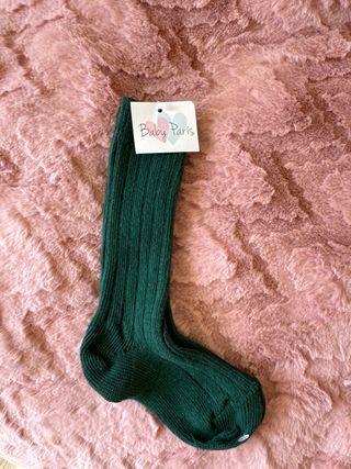 Calcetines Baby Paris verdes talla única