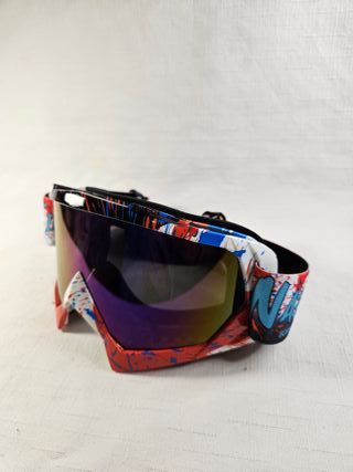 Gafas de esquí con diseño colorido