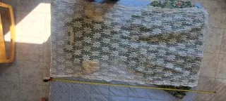 Traje de Fallera Verde y Dorado