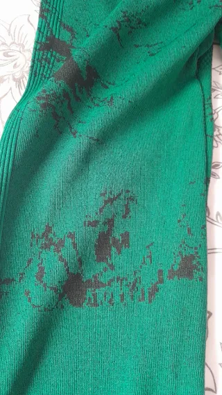 Leggings verdes con estampado