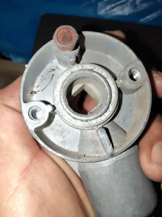 Bracci e rotore per tenda da sole in alluminio vintage