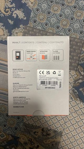 Mammut Barryvox - Detector de avalanchas