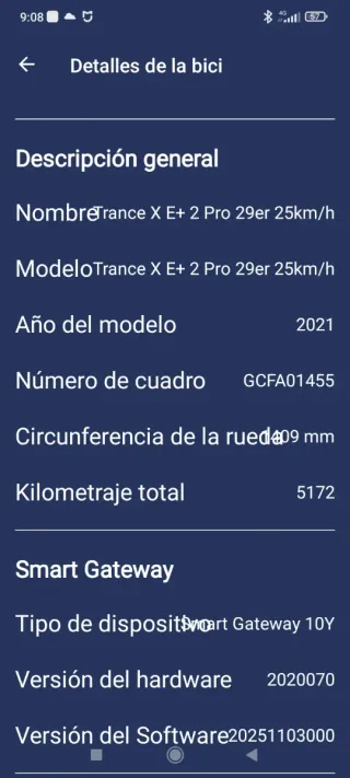 Bici Montaña Eléctrica Giant Trance E+2