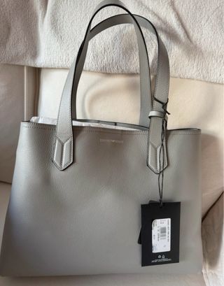 Bolso Emporio Armani Gris Hielo