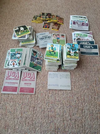 Cromos de fútbol antiguos(Más de 400)