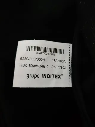 Trench Zara Algodón y Piel Hombre