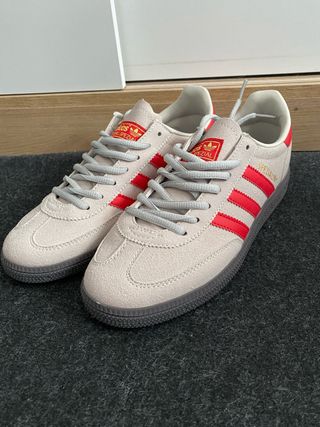 Zapatillas Adidas Handball Spezial gris/Rojo