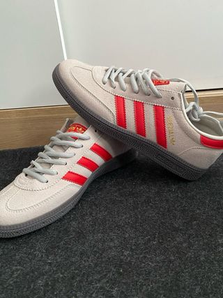 Zapatillas Adidas Handball Spezial gris/Rojo