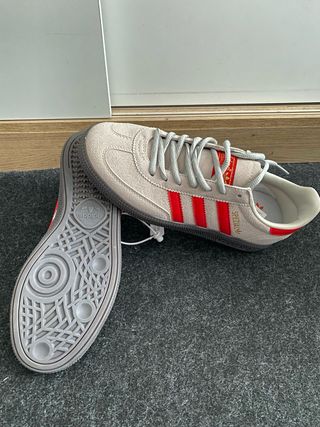 Zapatillas Adidas Handball Spezial gris/Rojo