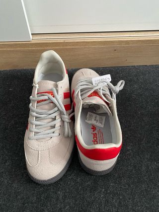 Zapatillas Adidas Handball Spezial gris/Rojo