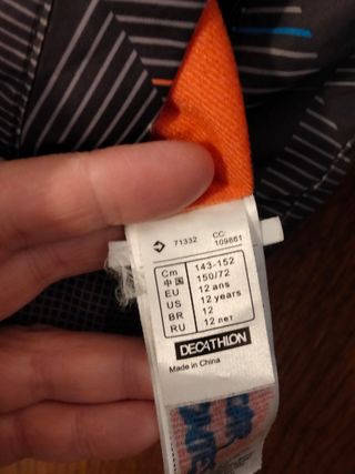 Anorak reversible Wed'ze Talla 143-152cm