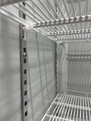 Armario expositor refrigerado 2 puertas 800L