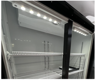 Armario expositor refrigerado 2 puertas 800L