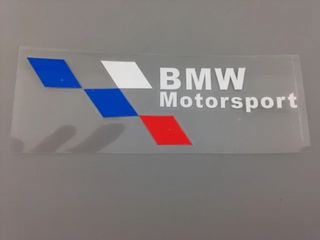 PEGATINA DE VINILO COLORES BMW REF.: 1838