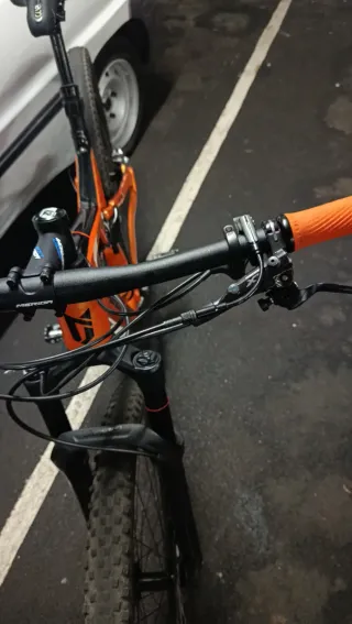 Bicicleta Enduro/XC Naranja