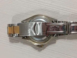 Orologio stile diver blu e oro