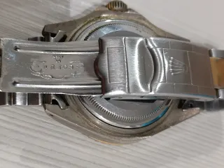 Orologio stile diver blu e oro