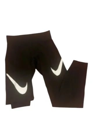 Mallas Nike Negras con Logo Blanco