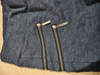 2 Leggins/pantaloni aderenti elasticizzati-tg s/xs