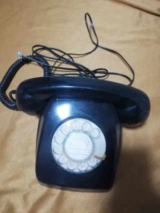 Teléfono Antiguo Vintage Negro