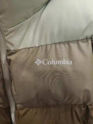 Plumas Columbia Marrón y Verde Oliva