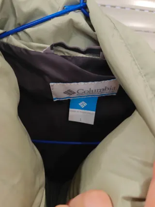 Plumas Columbia Marrón y Verde Oliva