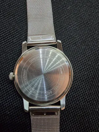 Reloj minimalista acero inoxidable