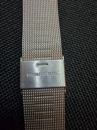 Reloj minimalista acero inoxidable