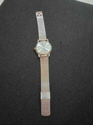 Reloj minimalista acero inoxidable