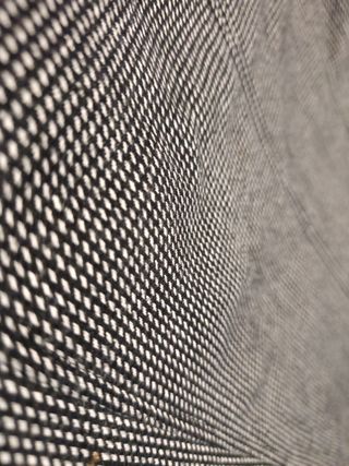 Chaqueta abrigo gris y negro