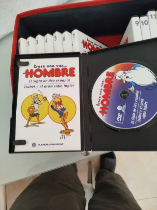 Lote 13 DVDs Érase una vez el Hombre