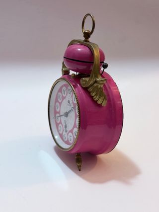 Orologio da tavolo Wehrle rosa