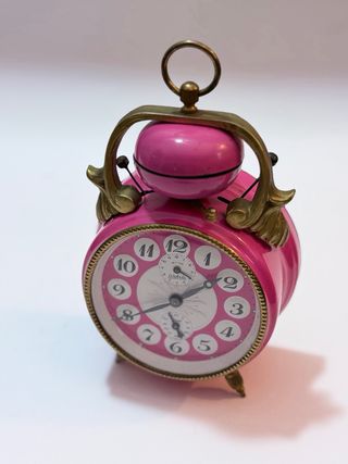 Orologio da tavolo Wehrle rosa