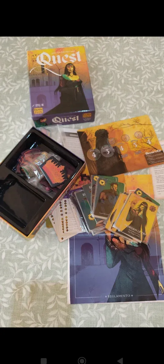 Quest Juego de Mesa. Inglés