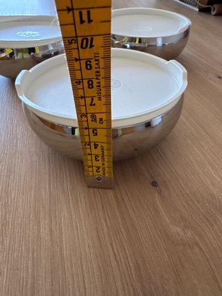 AMC Cuencos Acero Inoxidable con Tapa