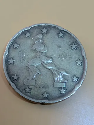 Moneda 20 céntimos 2002