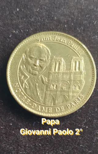Medaglia Papi Francesco e Giovanni Paolo 2°
